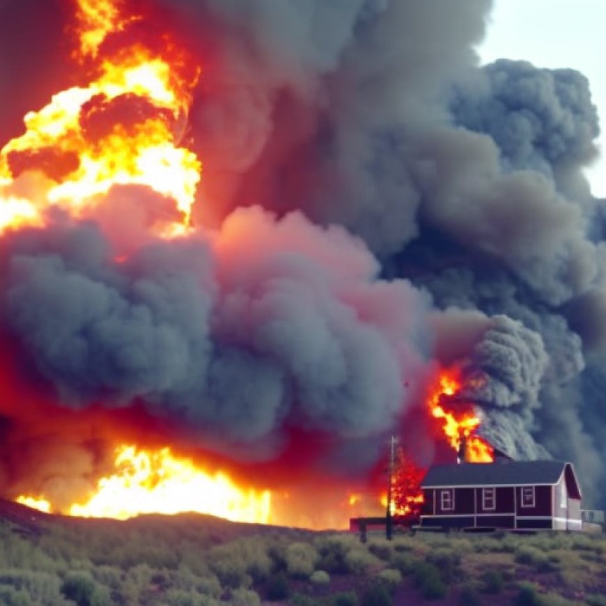 Texas wildfire destroys several homes as heat, dry weather conspire against firefighters