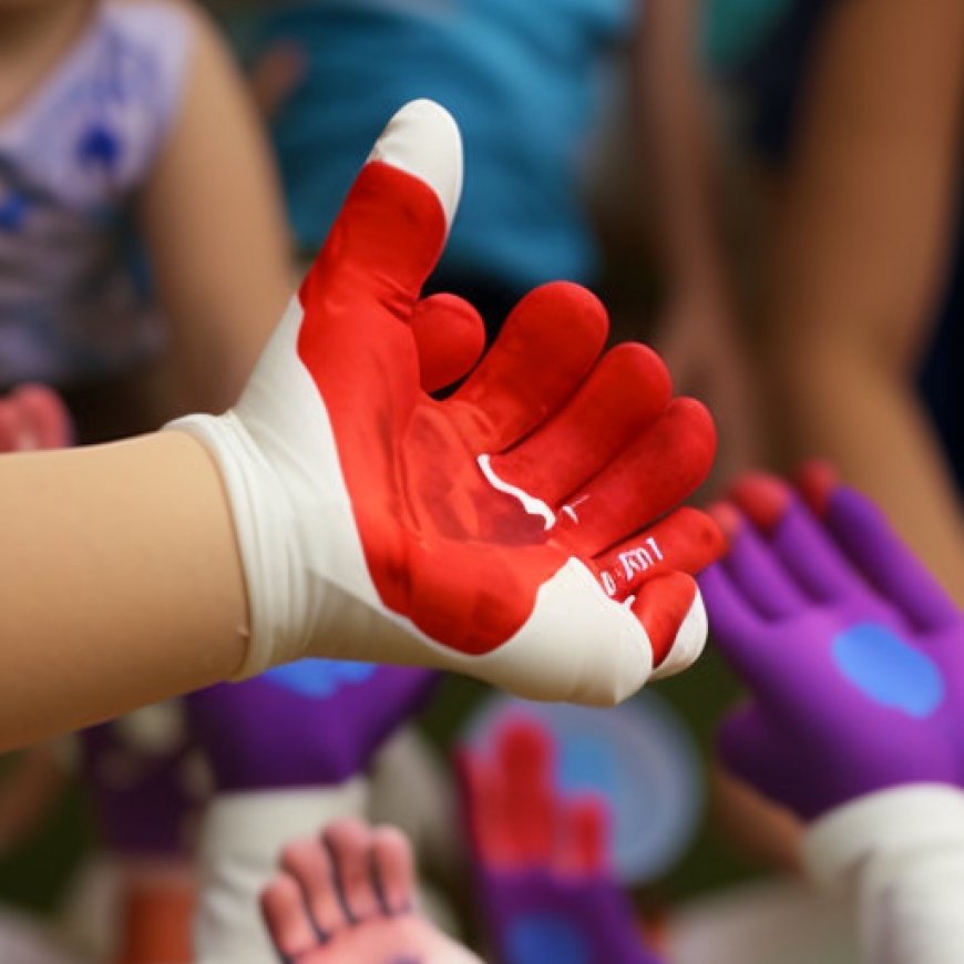 Handprints for healing: Children’s Wisconsin patients paint Hyundai for pediatric cancer support, thanks to $100K grant