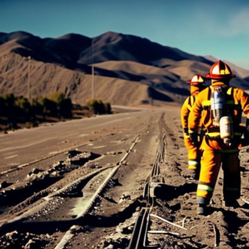 Los bomberos hacen progresos en el incendio en California y Nevada