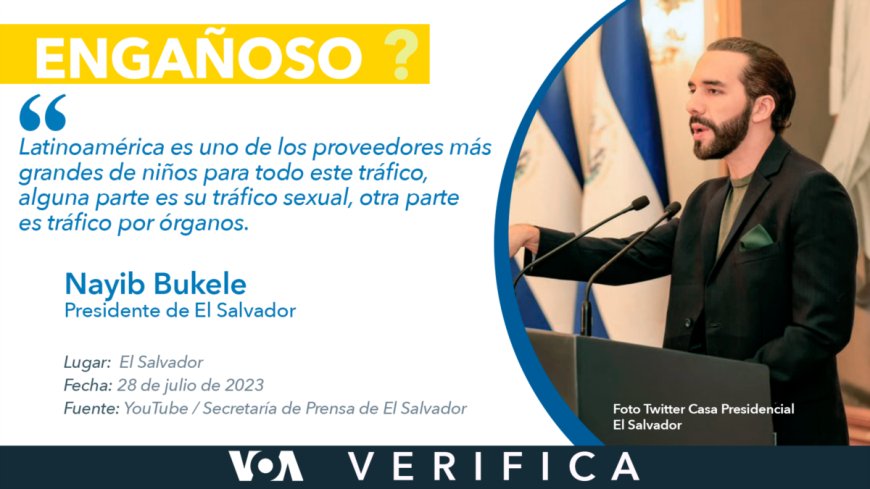 Engañoso que Latinoamérica sea de los mayores “proveedores” de tráfico infantil sexual y de órganos