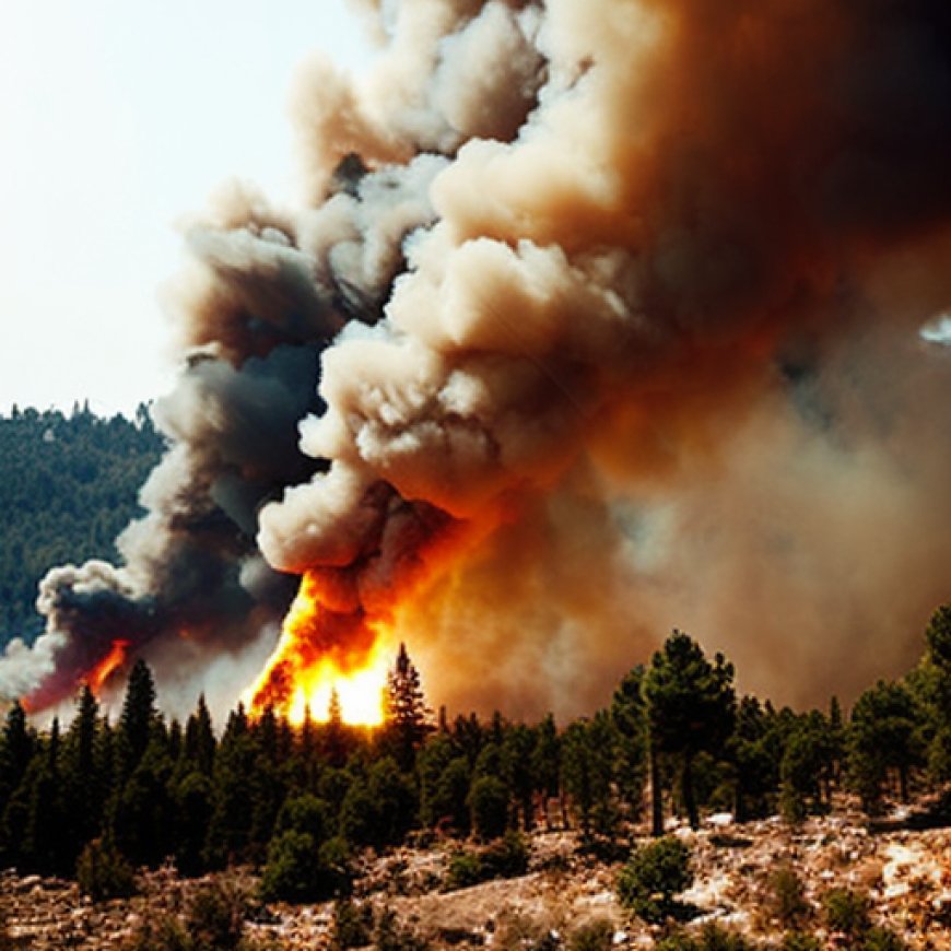 Incendio forestal devasta bosque en norte de Grecia; evacuan 8 aldeas