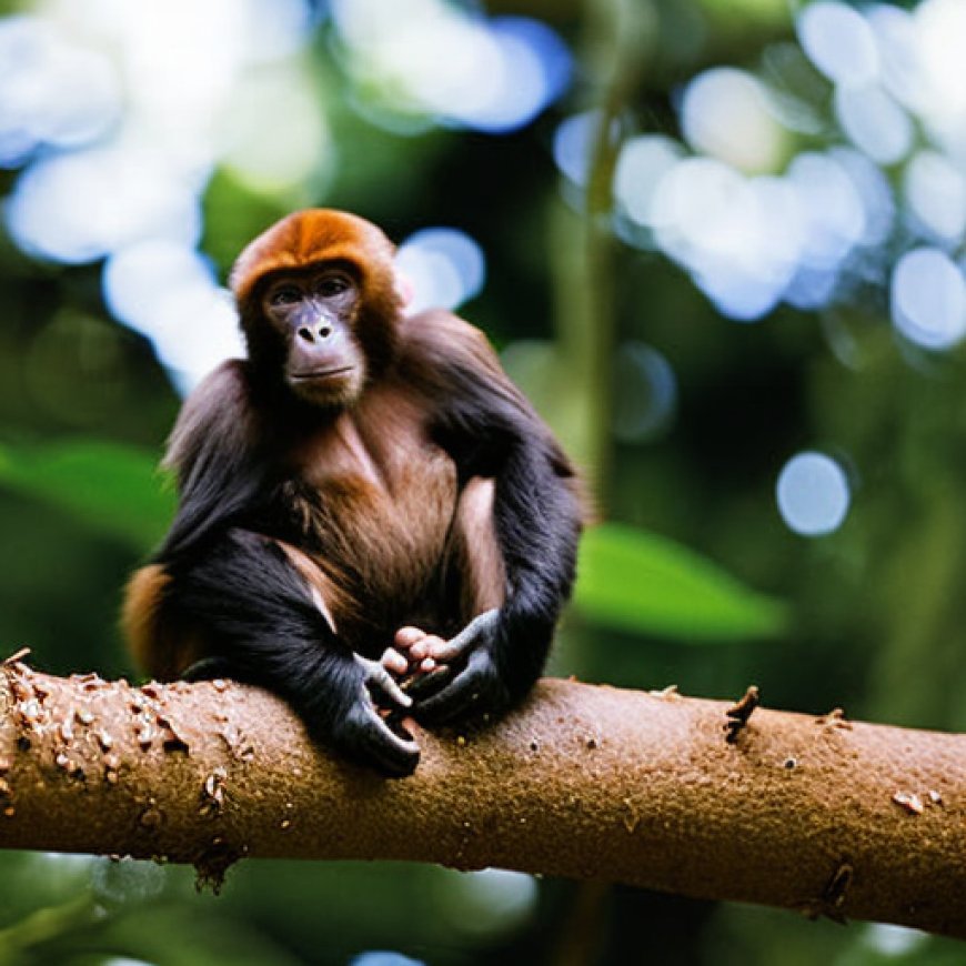 Chocó ecuatoriano: el proyecto que busca salvar al mono araña de cabeza café, uno de los primates más amenazados en el mundo