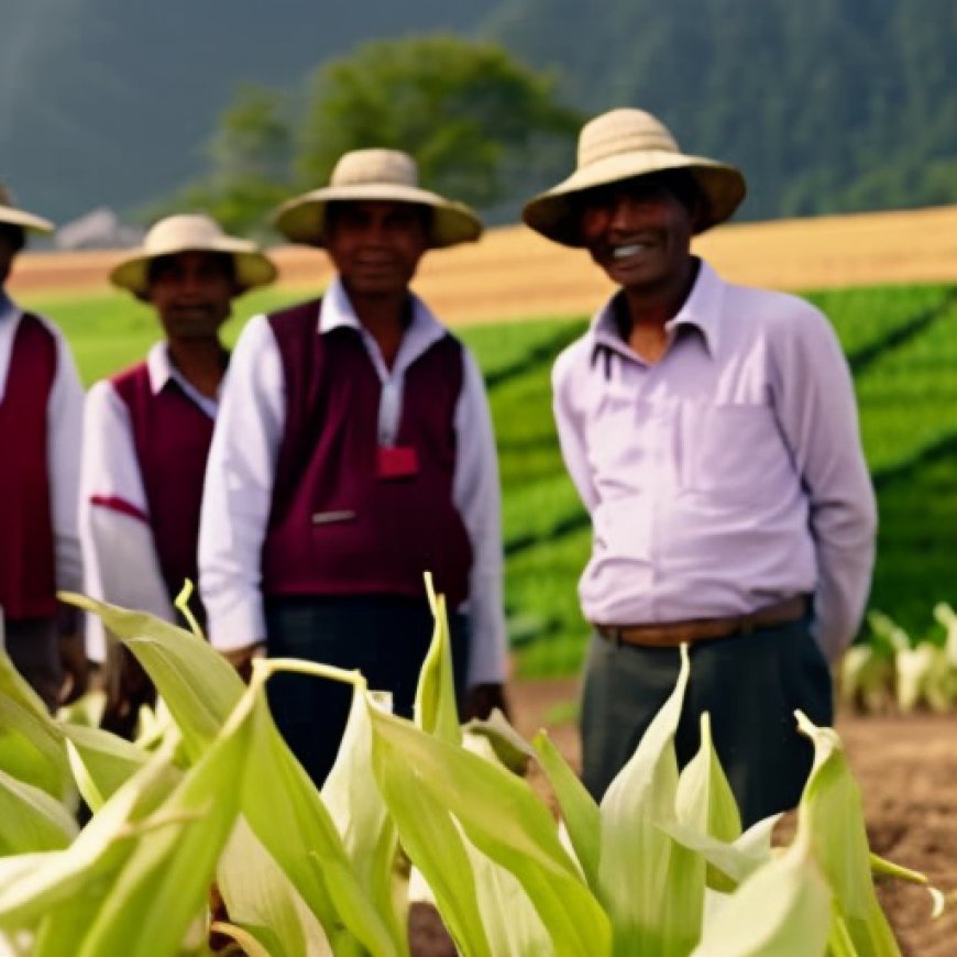 Nepal maize farmers share vision of a more profitable future with visiting agriculture officials