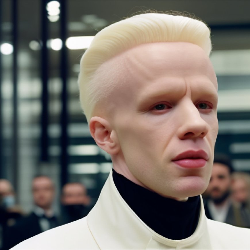 World’s sexiest albino TV star on trial for ‘conning donors of $500K’