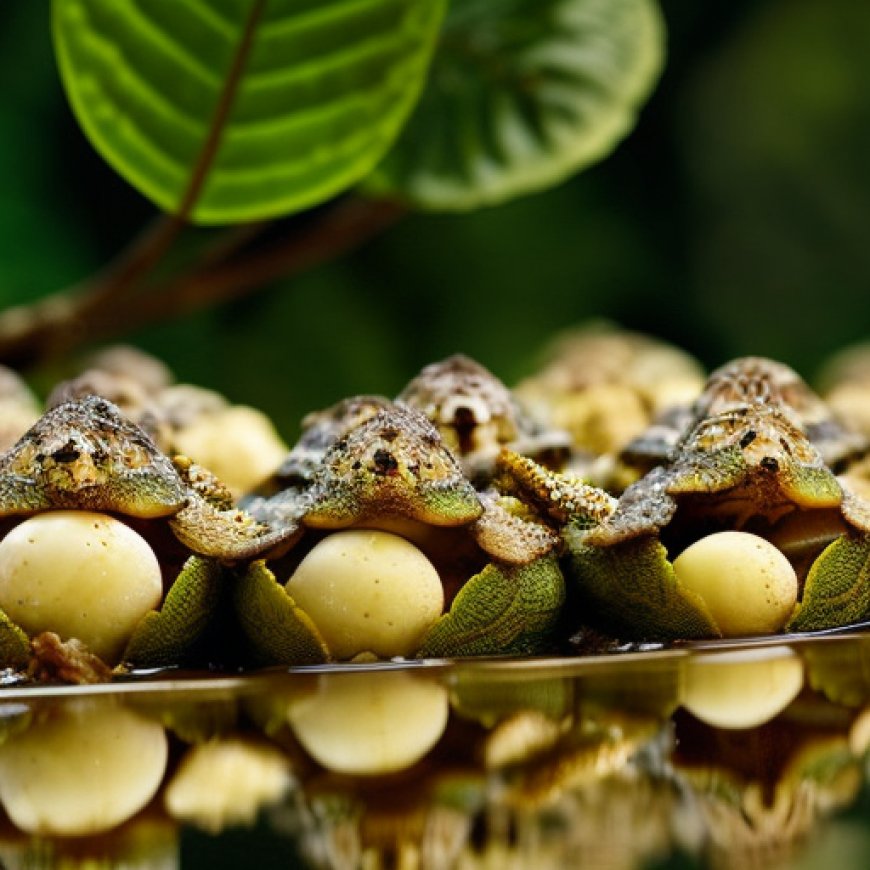 Más de 100 huevos de tortuga de agua dulce, una especie en peligro de extinción