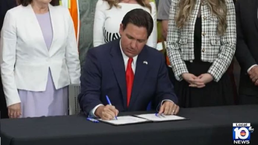 DeSantis firma 5 proyectos de ley para tomar medidas contra depredadores sexuales