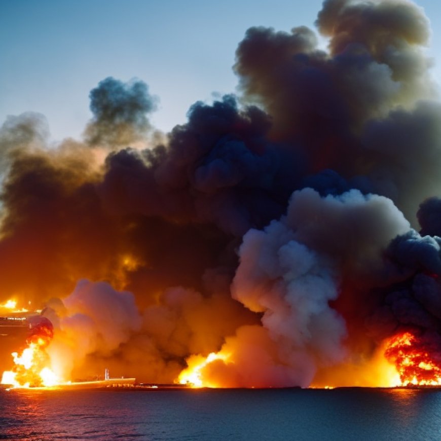 Emiten advertencia por aire contaminado en la Bahía debido al humo del incendio Point