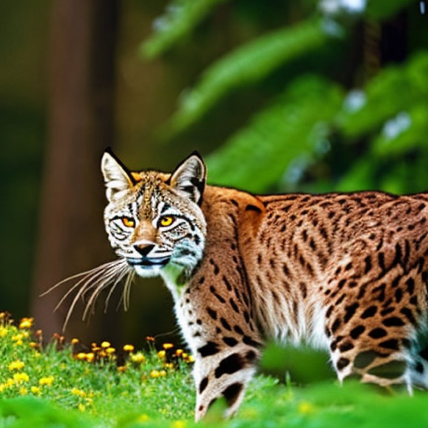 El lince, especie en peligro de extinción, hizo su primera aparición en Vermont en años