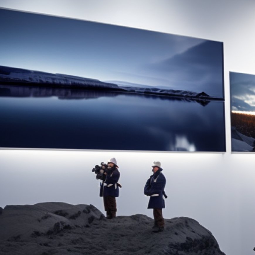 Climate-focused art, writing exhibition features works from Arctic expedition | Penn State University